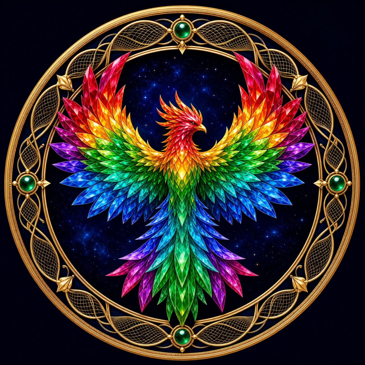 Rainbow phoenix seal