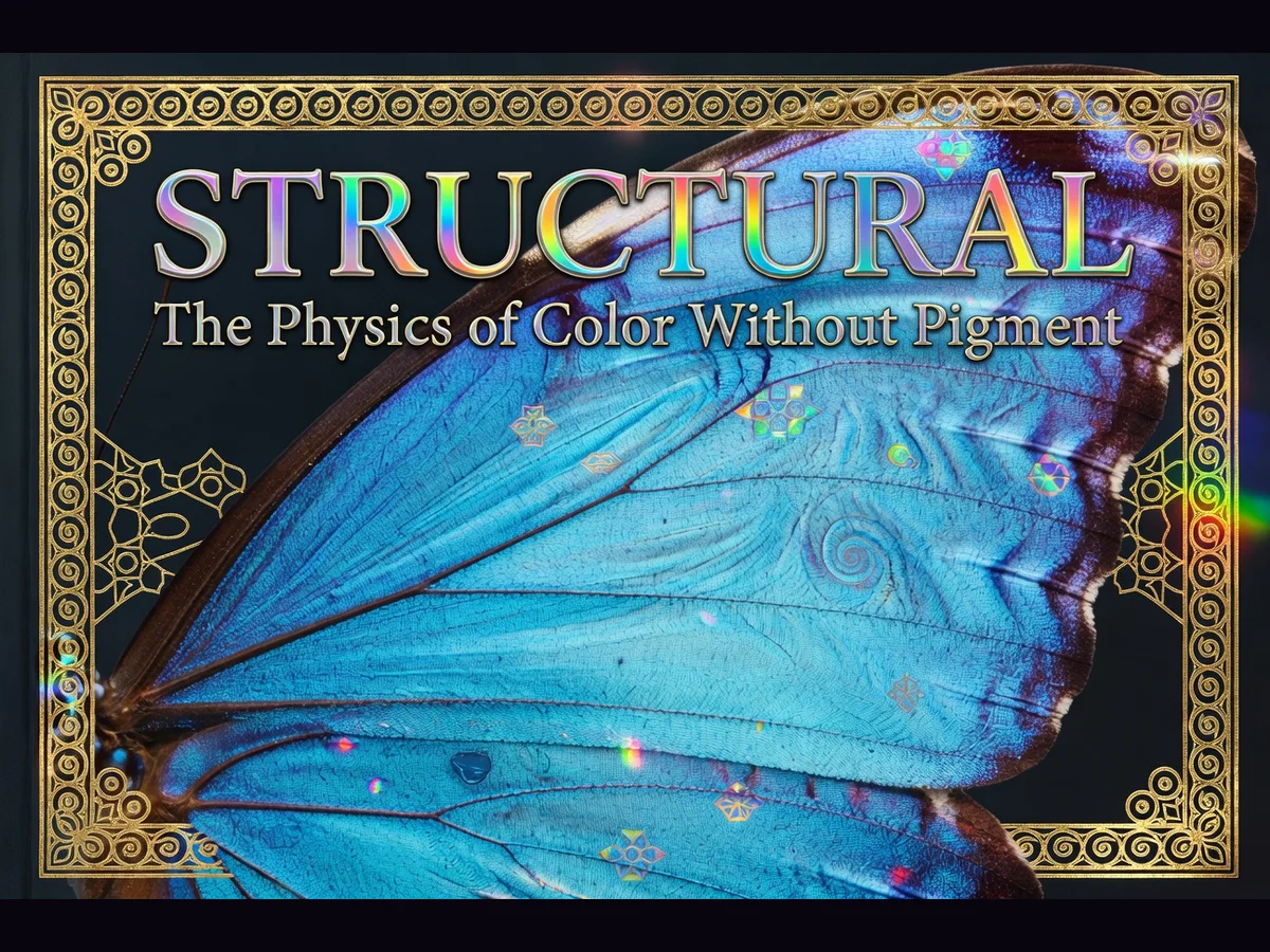 Product artwork for Structural Color Proof Book