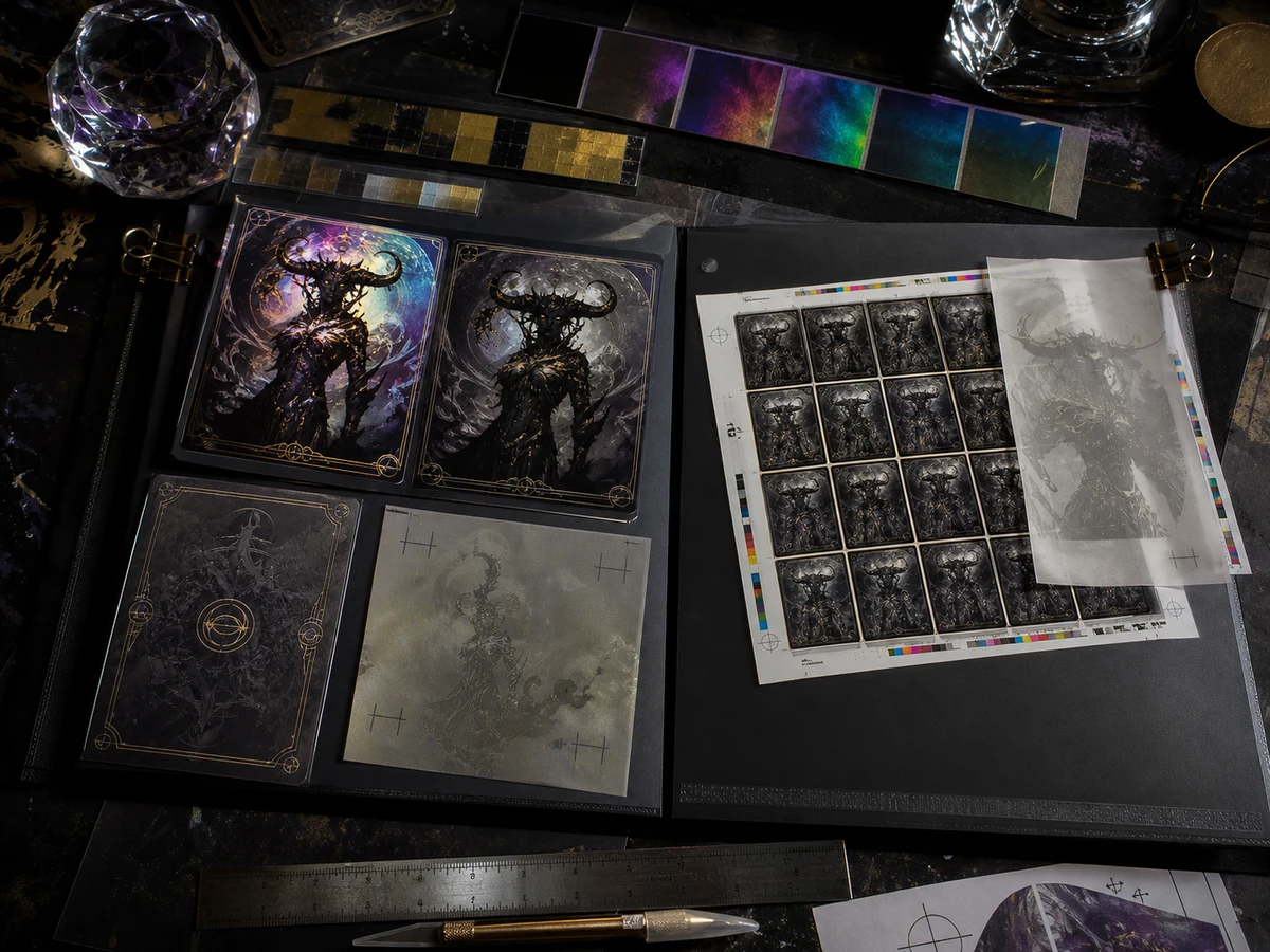 Product artwork for Daemon Duel TCG Prototype Rework Packet