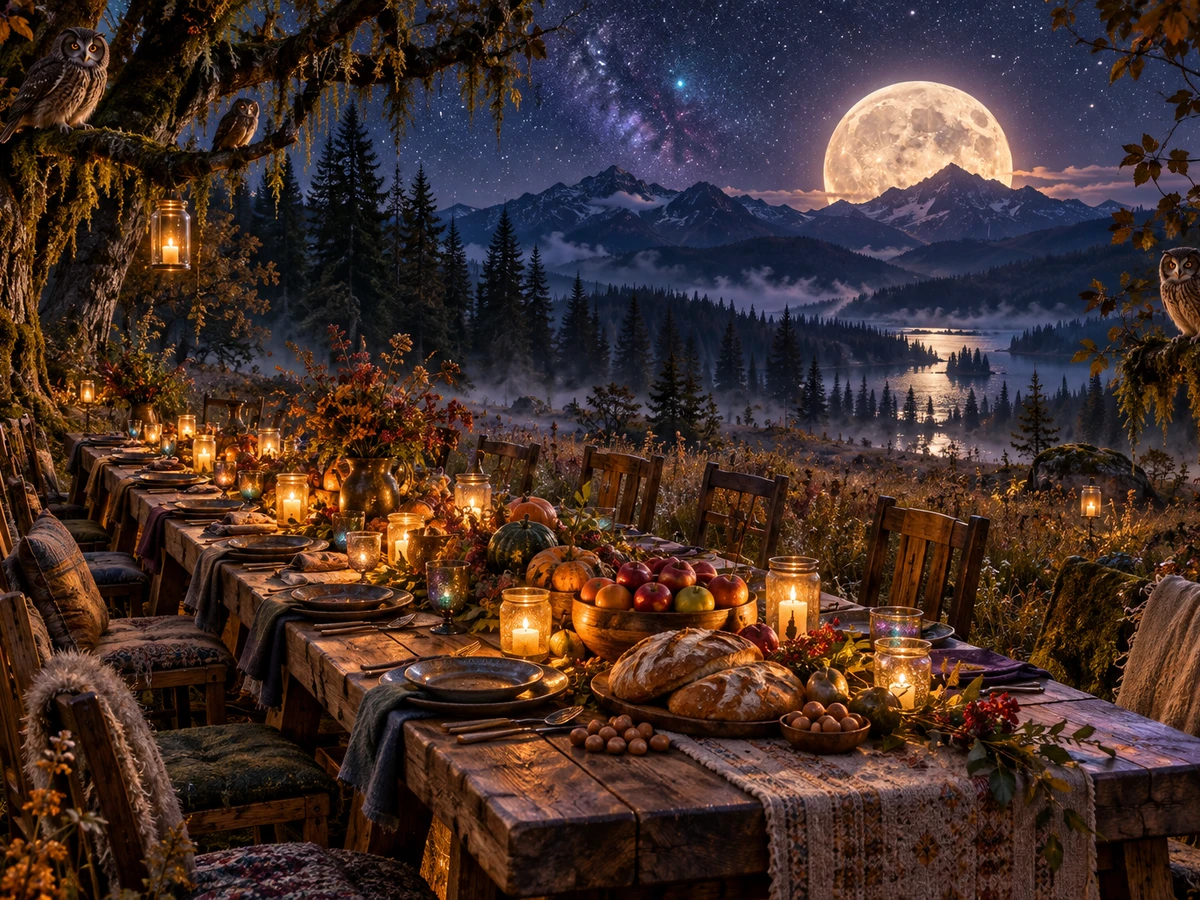 Product artwork for Beholder's Harvest Autumn Table Printable Kit