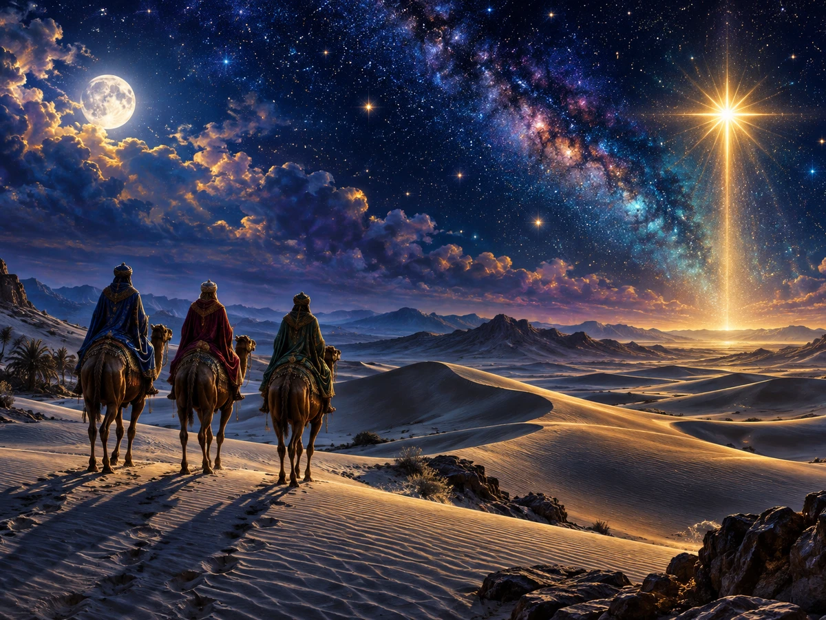 Product artwork for NorthStar Sacred Year 2027 Wall Calendar PDF