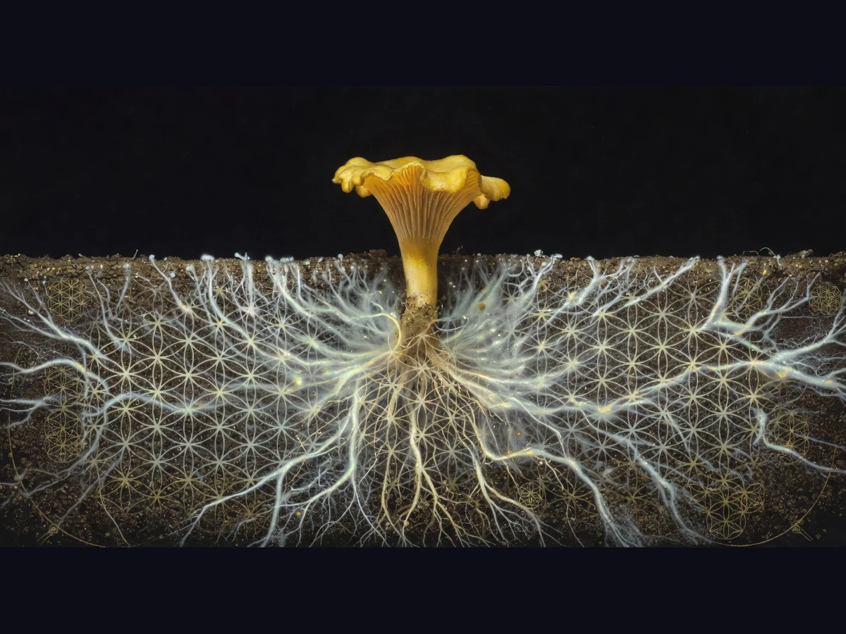 Product artwork for Mycelial Oregon: Painted Fungi of the Pacific Northwest and Beyond