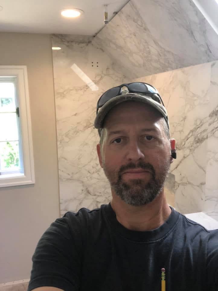Slab bathroom project
