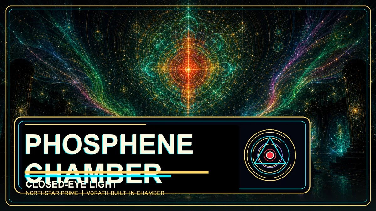 Phosphene Chamber immersive card art