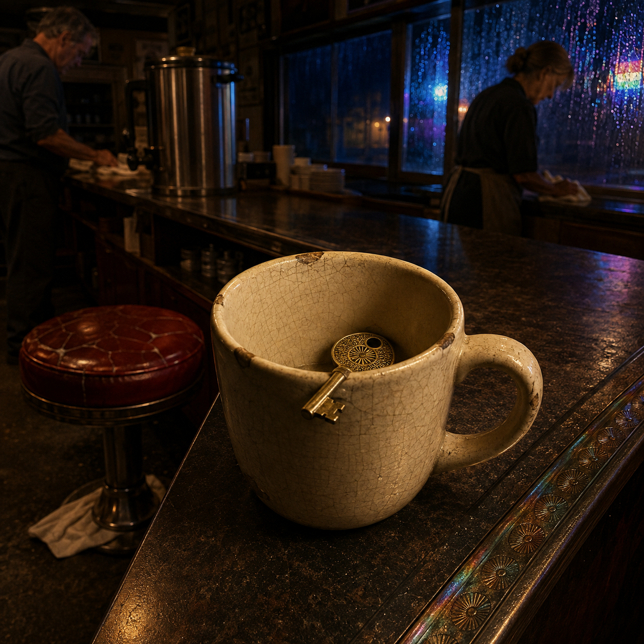 Leave the Last Mug Right-Side Up cover