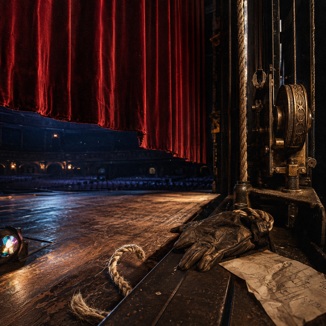 The Red Curtain Stays at Half cover