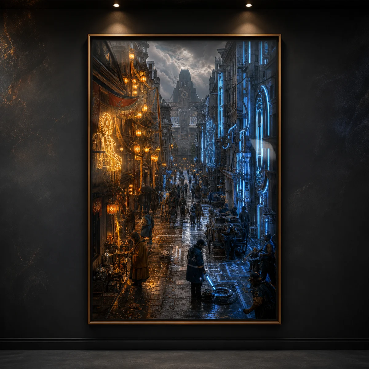 Three Yesterdays Art Print mockup