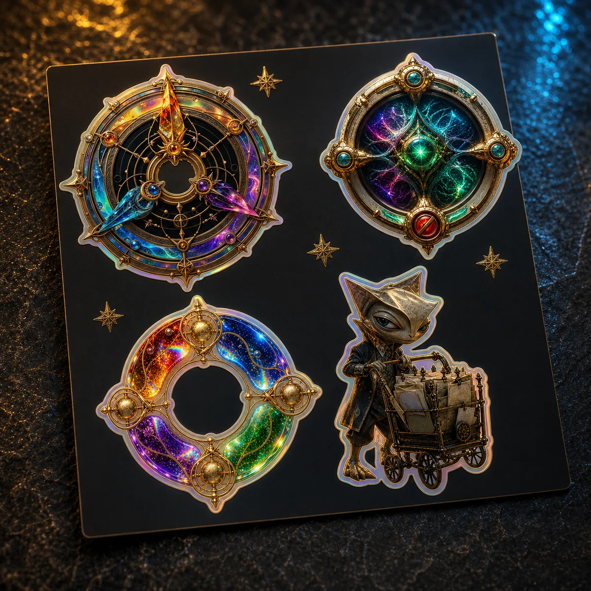 Canonical Sticker Sheet mockup
