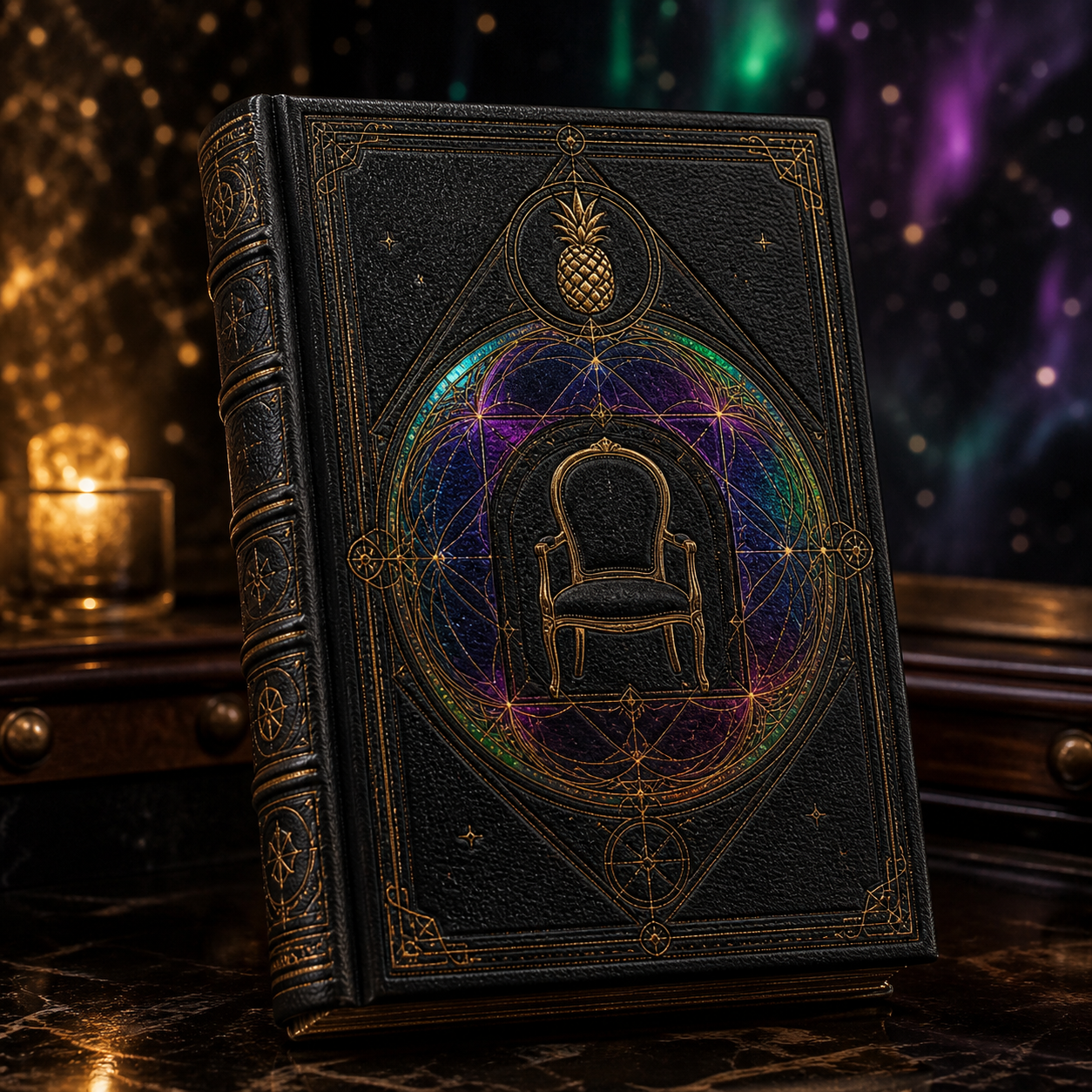 Nowhere Guestbook concept mockup