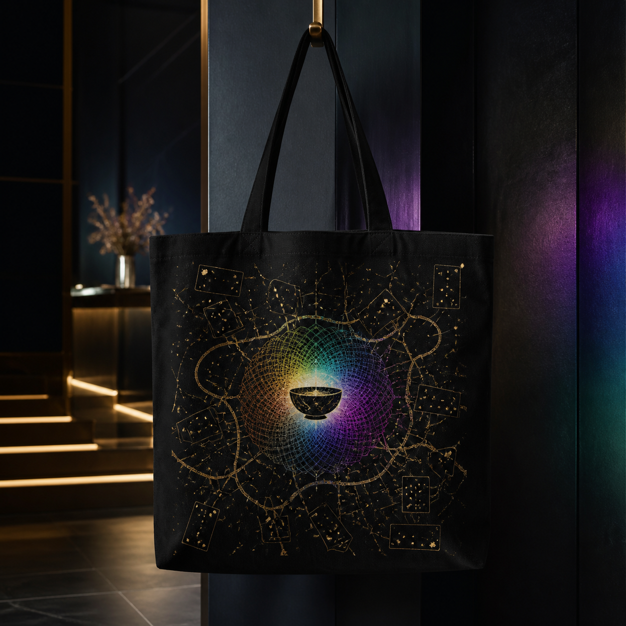 Unlocatable Need Tote concept mockup