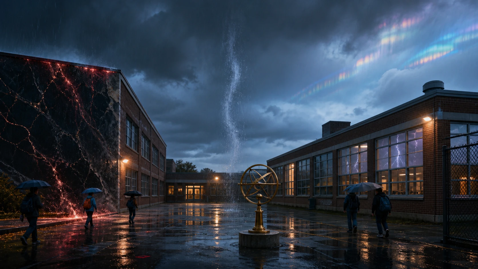 School Weather title card