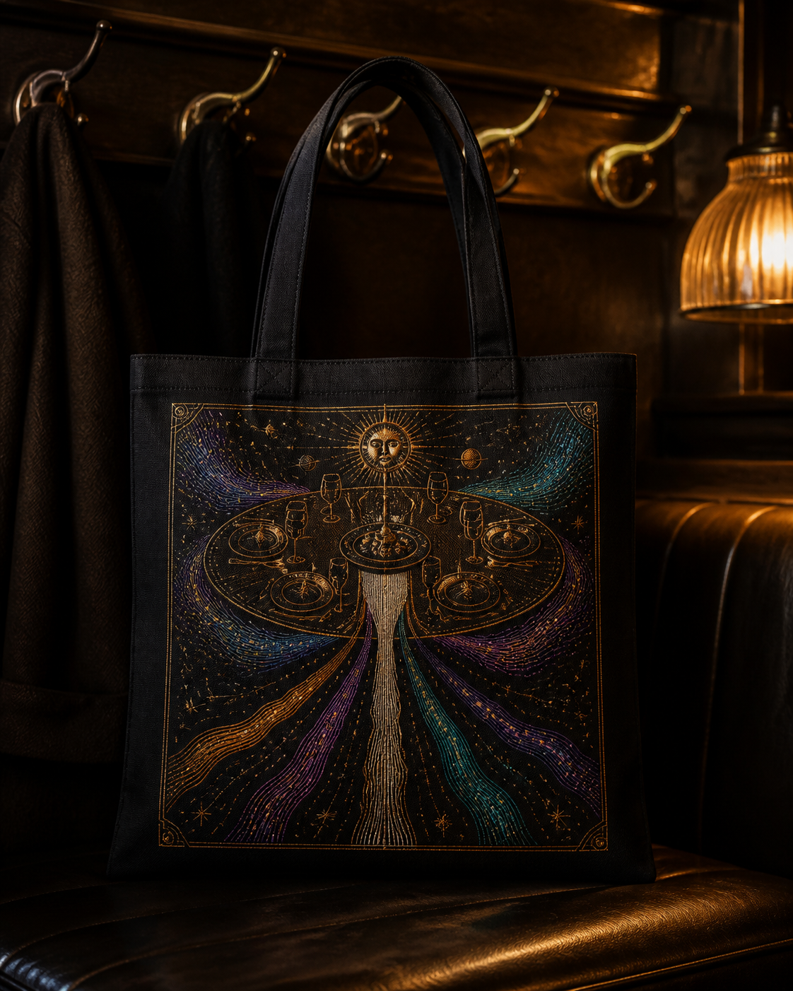 Split Check Tote concept mockup