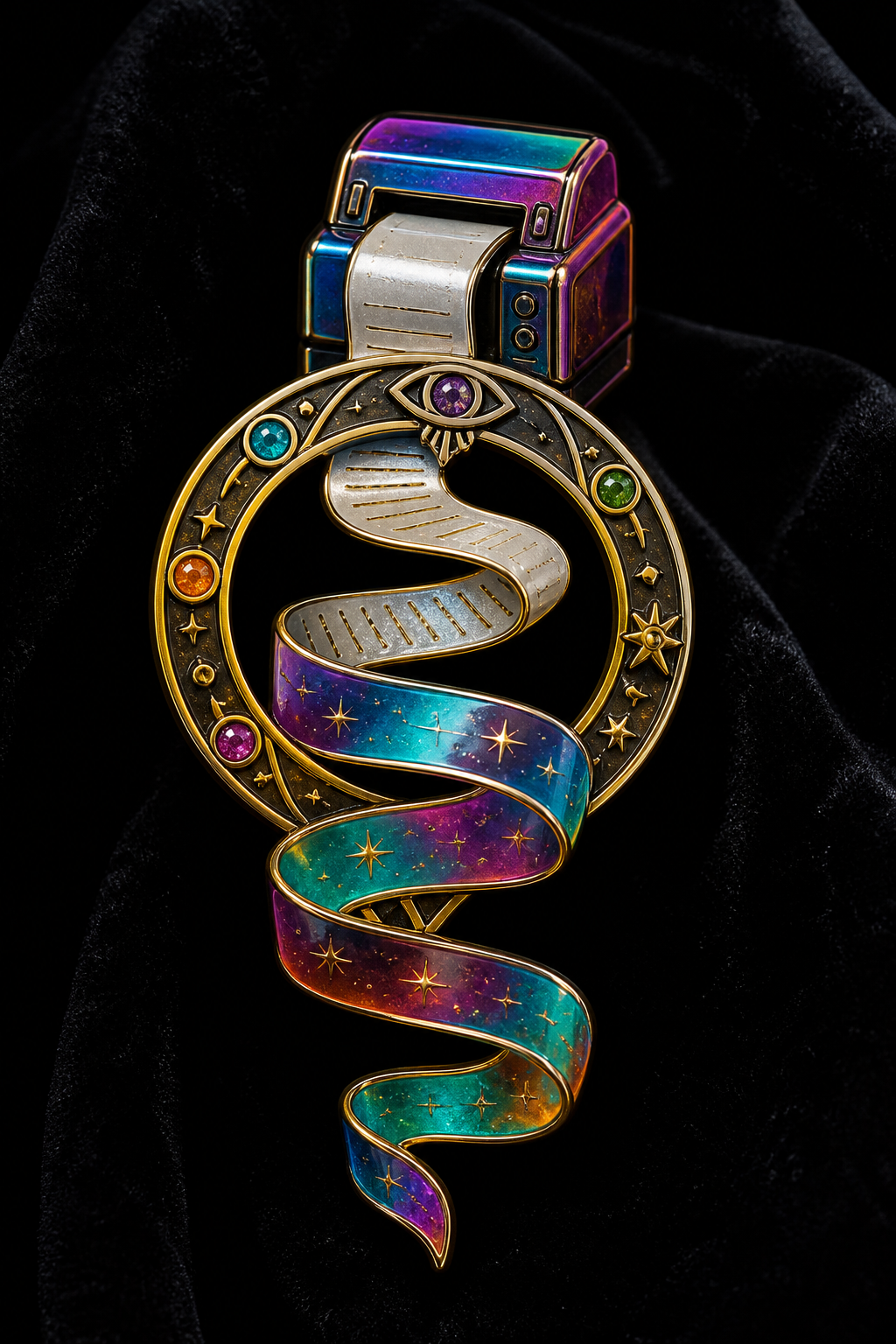 Rainbow Final-Receipt-Is-Not-Final Pin concept mockup