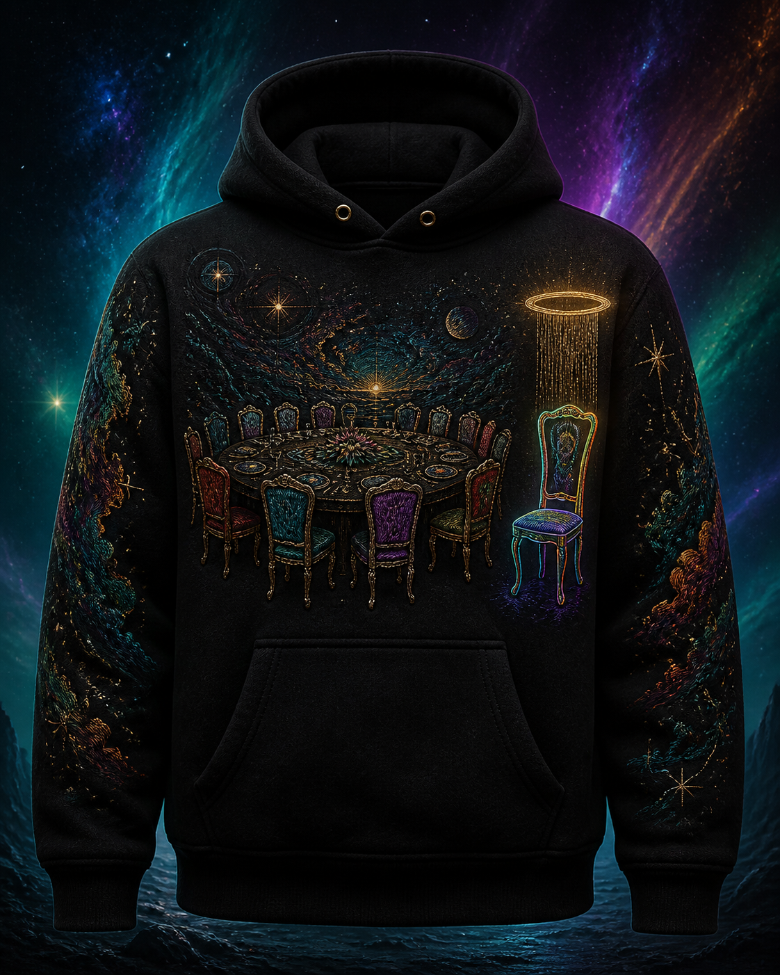 One-More-Chair Hoodie concept mockup