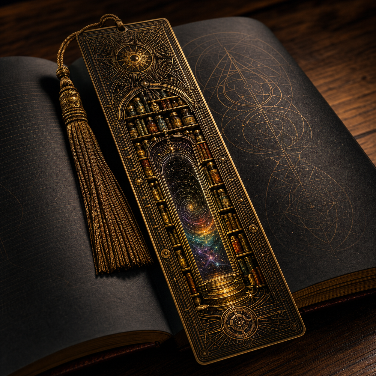 Spice Library Bookmark concept mockup