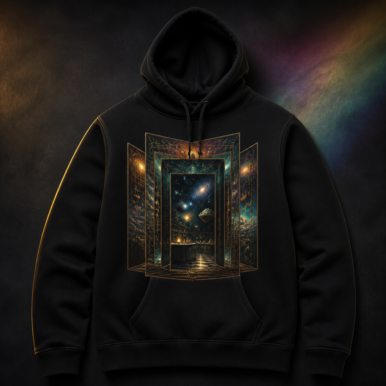 Menu Portal Hoodie concept mockup