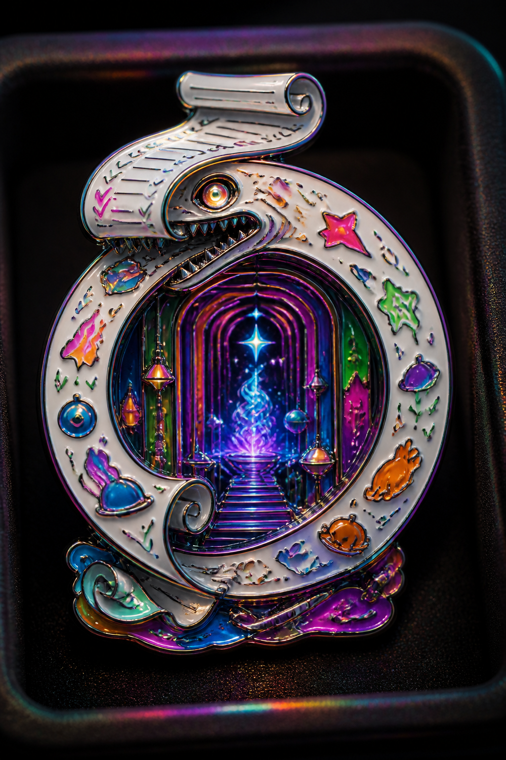 Living Receipt Portal Pin concept mockup
