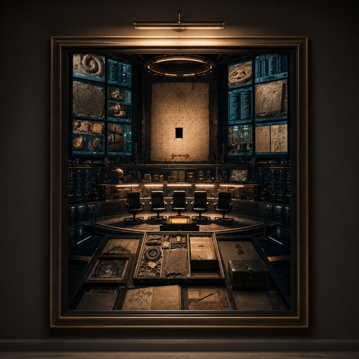 Origin Hearing Art Print concept mockup