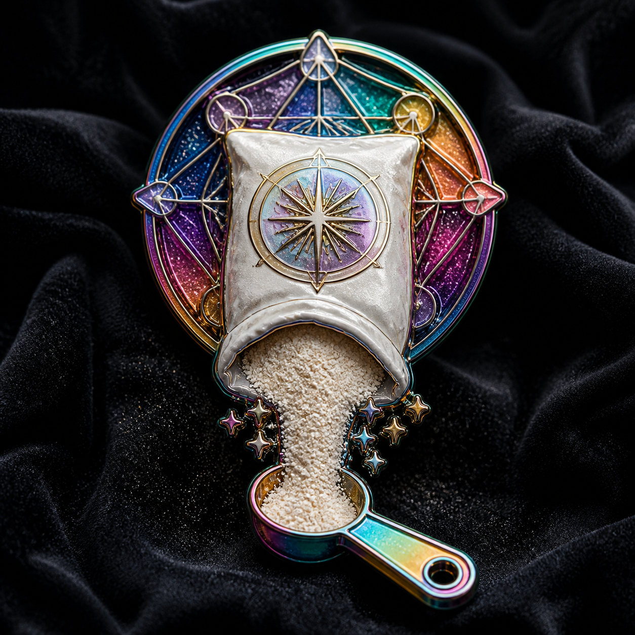 Rainbow Forgiveness-Flour Pin concept mockup