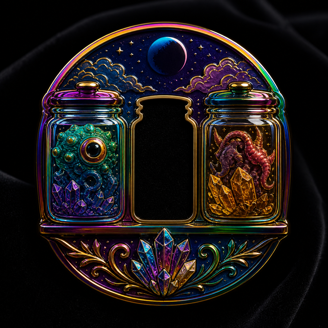 Rainbow Substitute-Consent Pin concept mockup