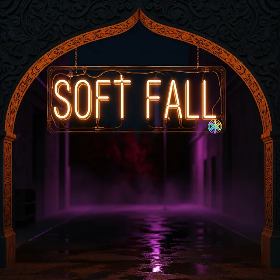 Soft Fall neon sign