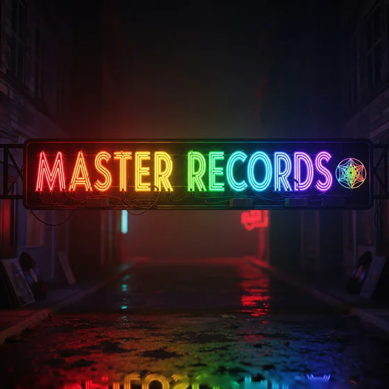 Master Records neon sign