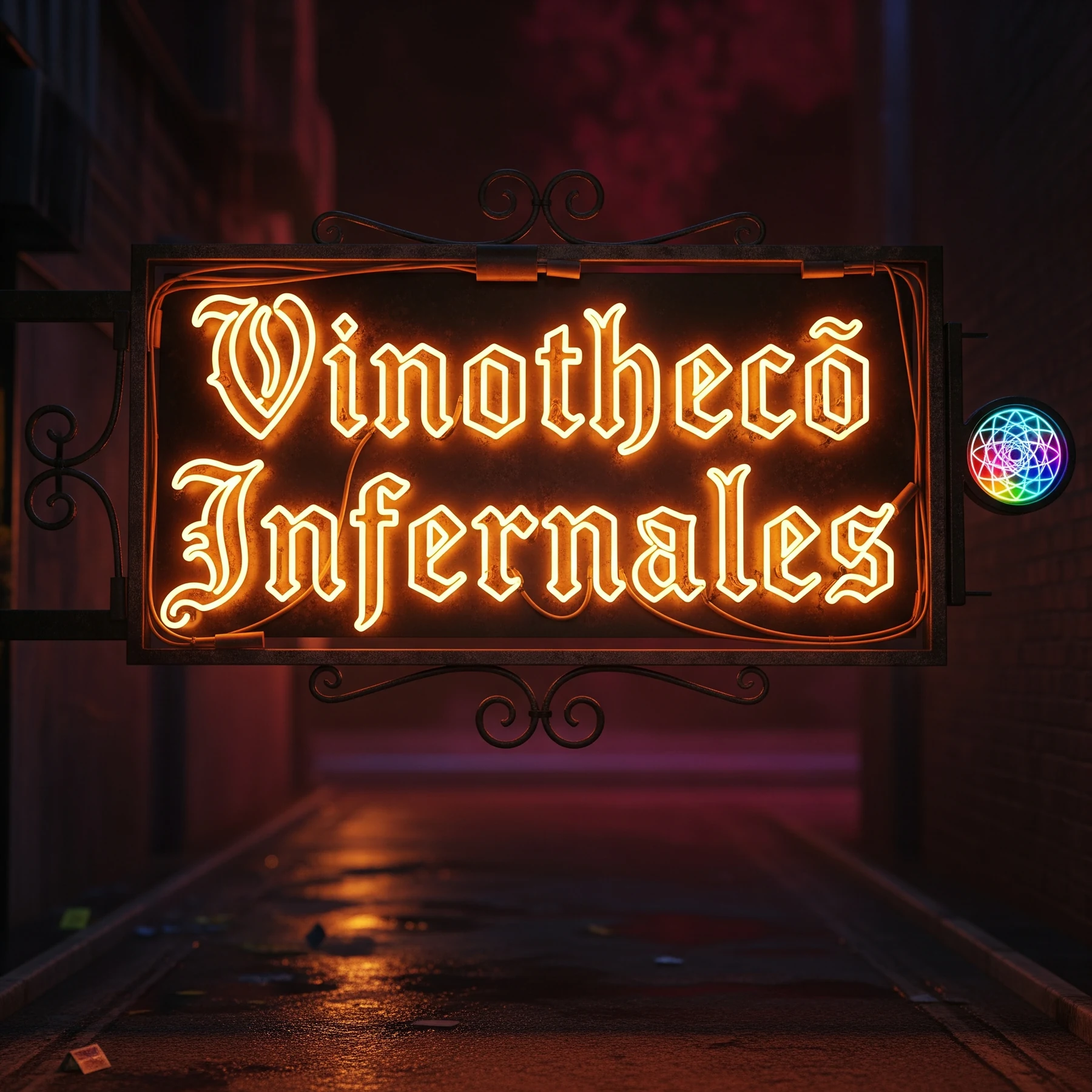 Babel Afterimage 10 abstract dream-language neon artifact