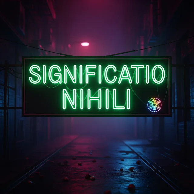 Significatio Nihili neon sign
