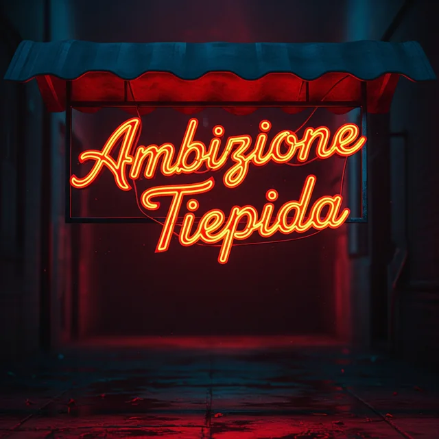 Ambizione Tiepida neon sign