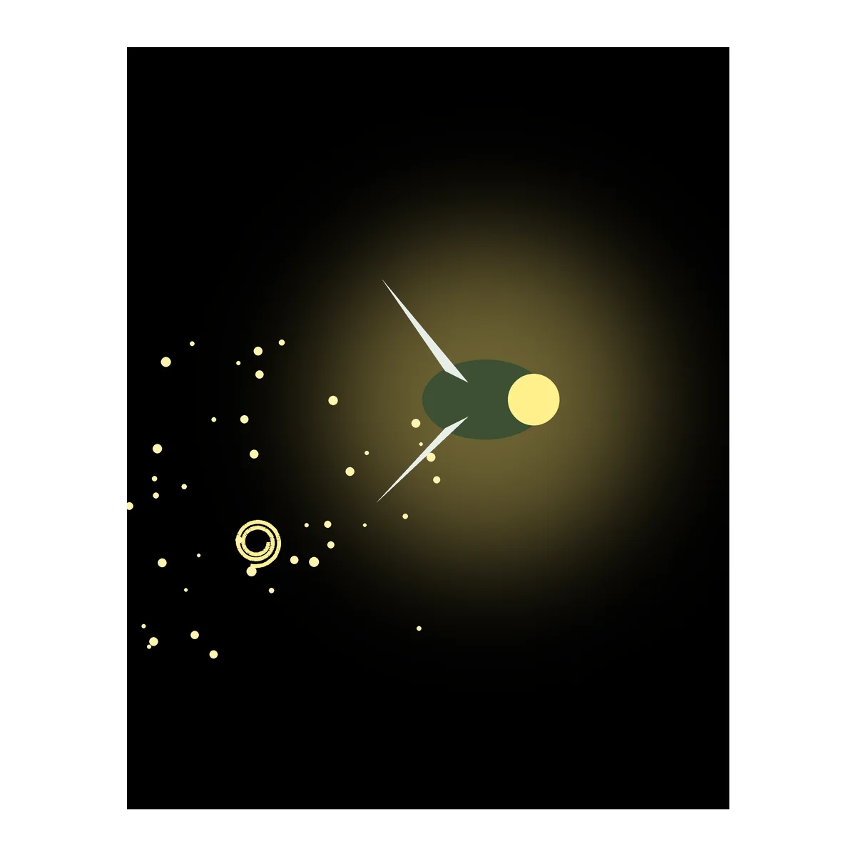 Firefly with Light Trail