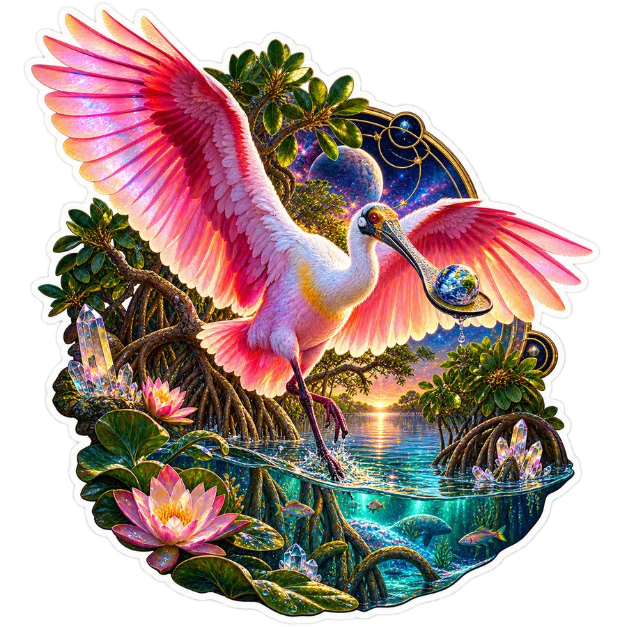 Roseate Spoonbill Mangrove Oracle