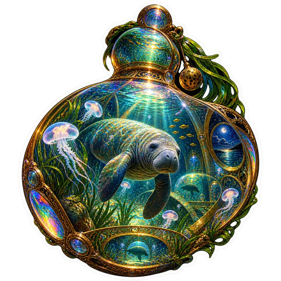 West Indian Manatee Calabash Dream
