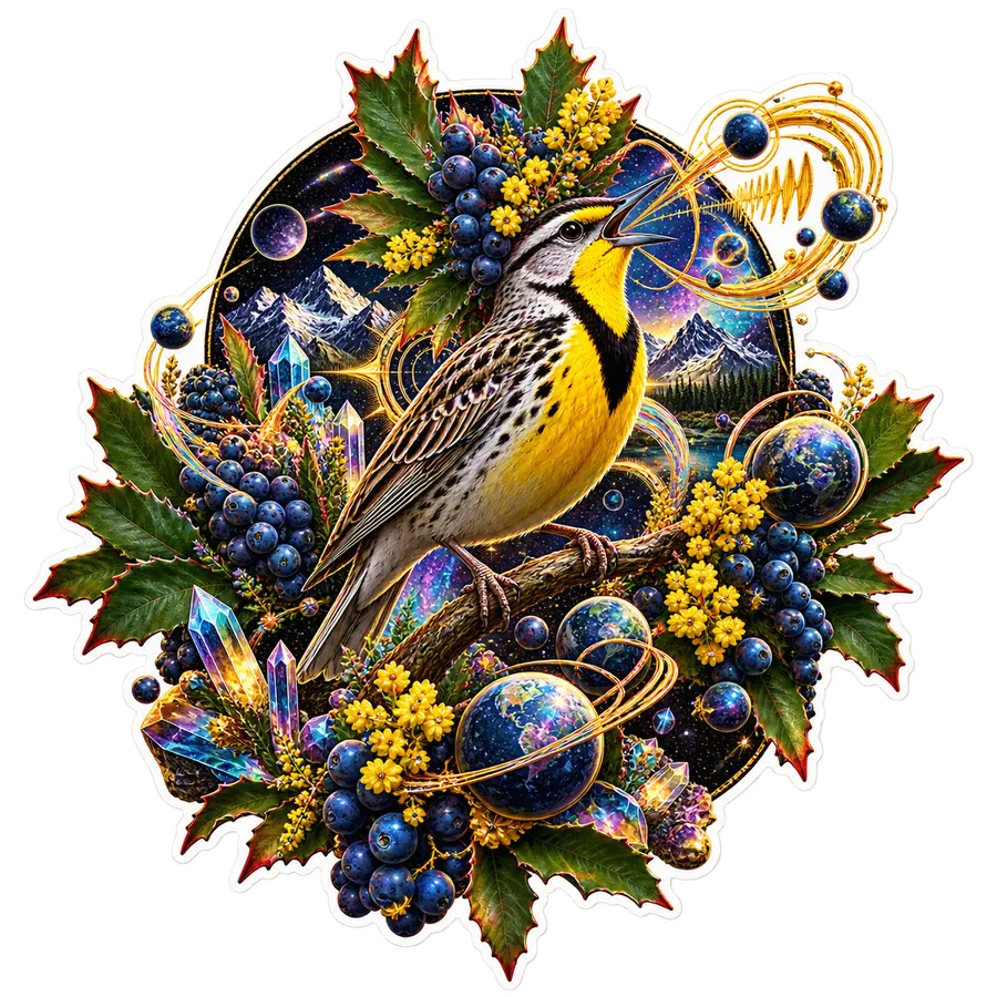Oregon Grape Meadowlark Crown