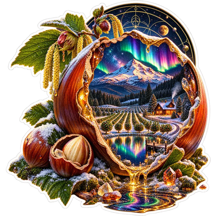 Mount Hood Hazelnut Reliquary