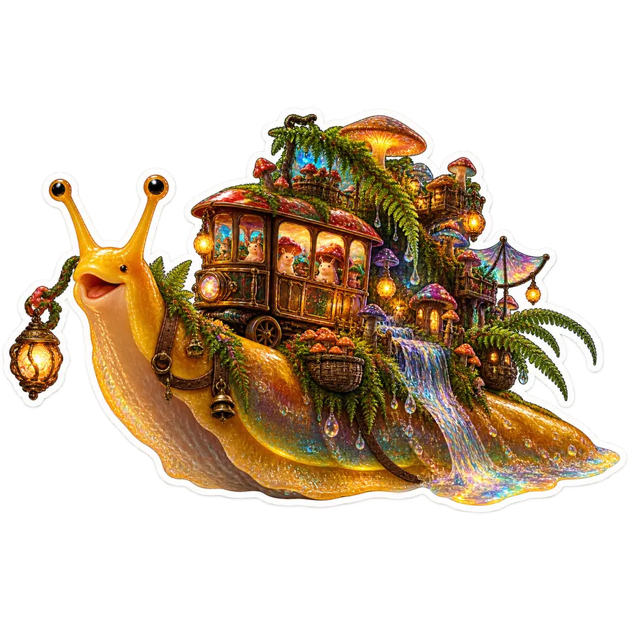 Banana Slug Mushroom Tram
