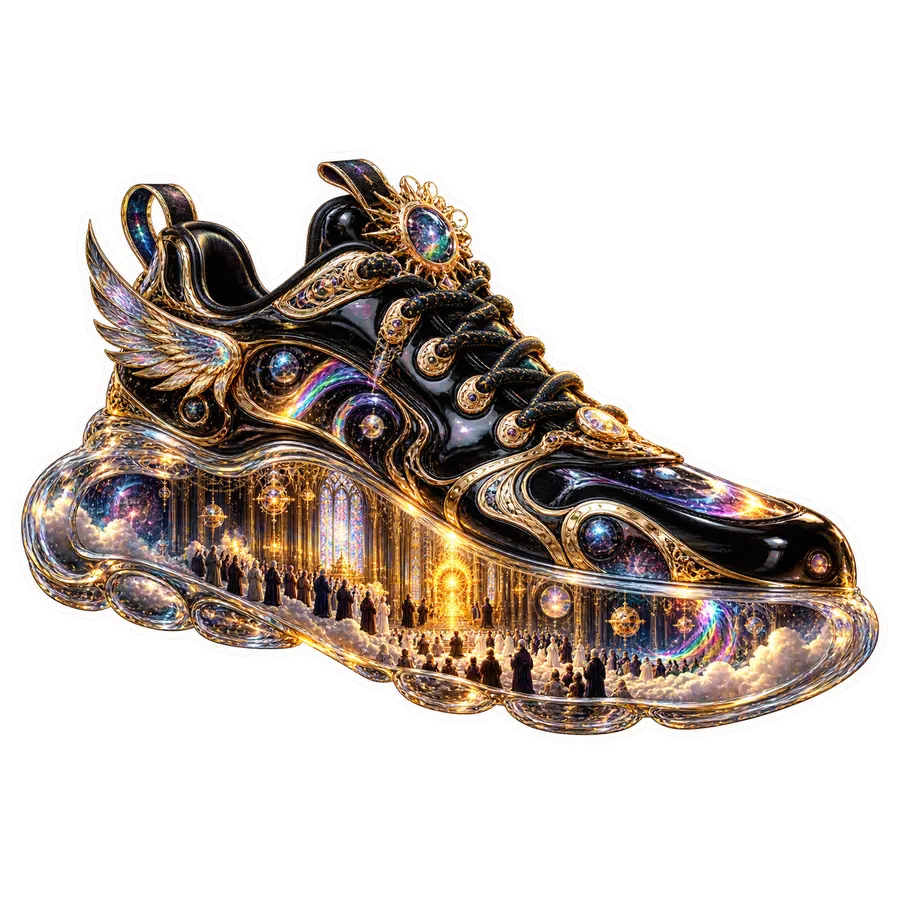 Inflated Sneaker Reliquary