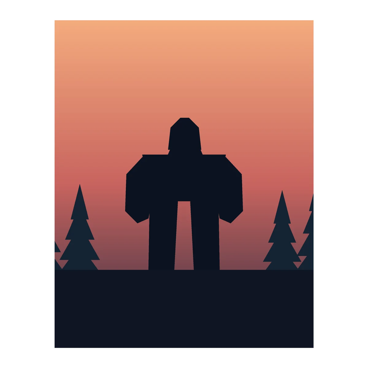 Sasquatch Silhouette