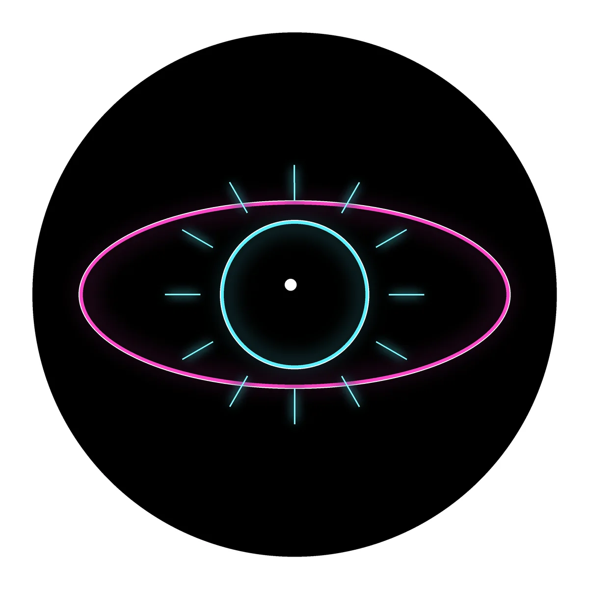 All-Seeing Neon Eye