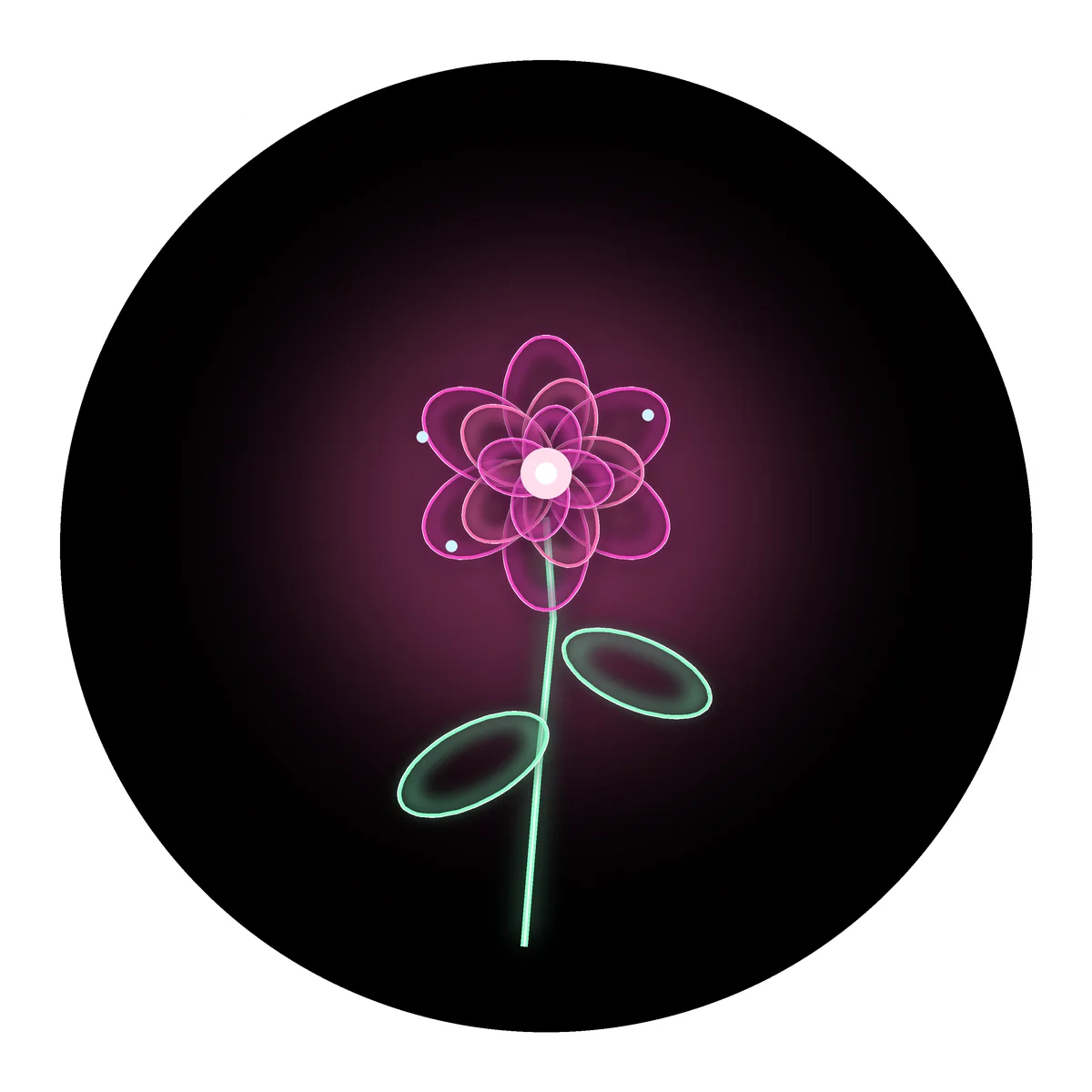 Neon Rose