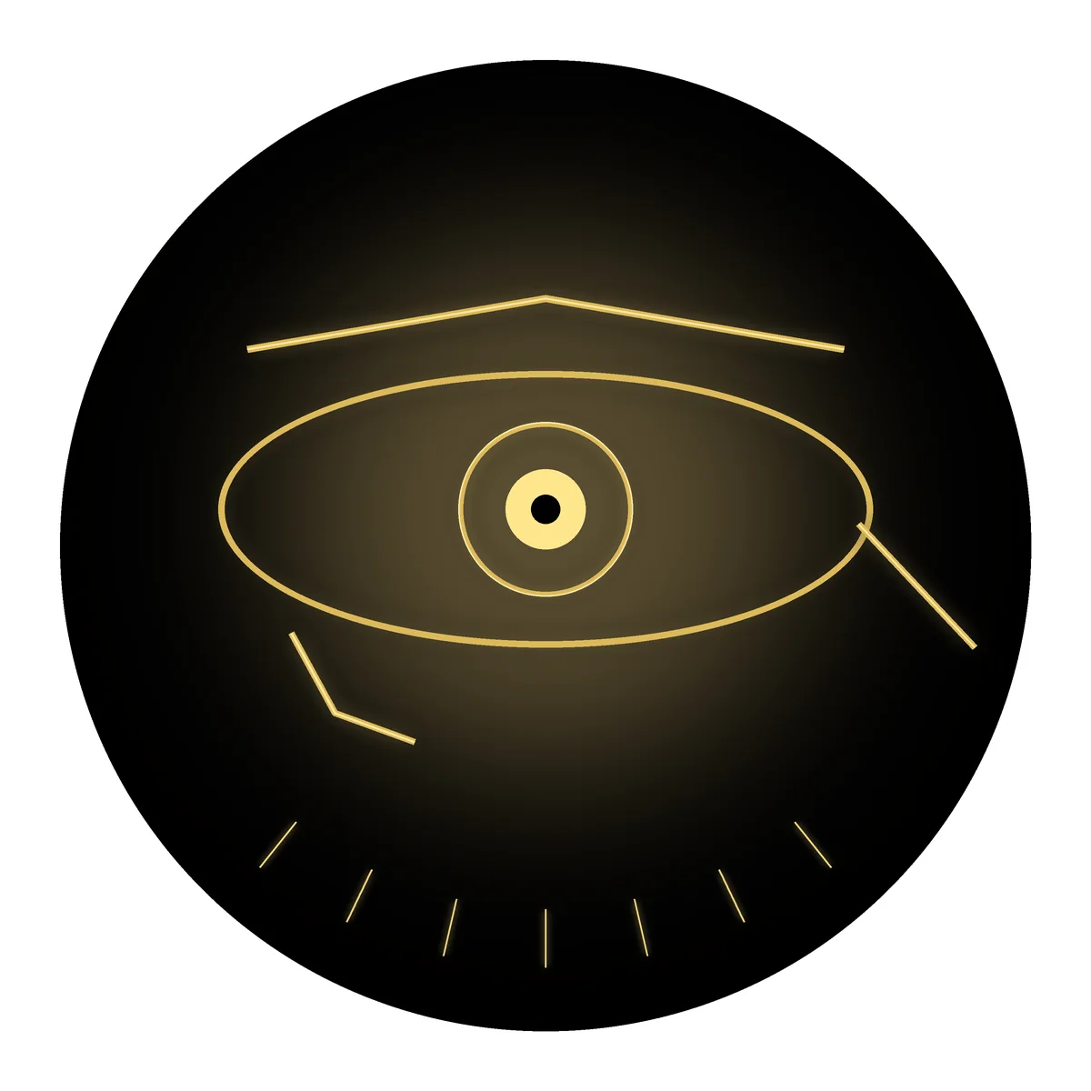 Vorathic Eye Horus sticker art