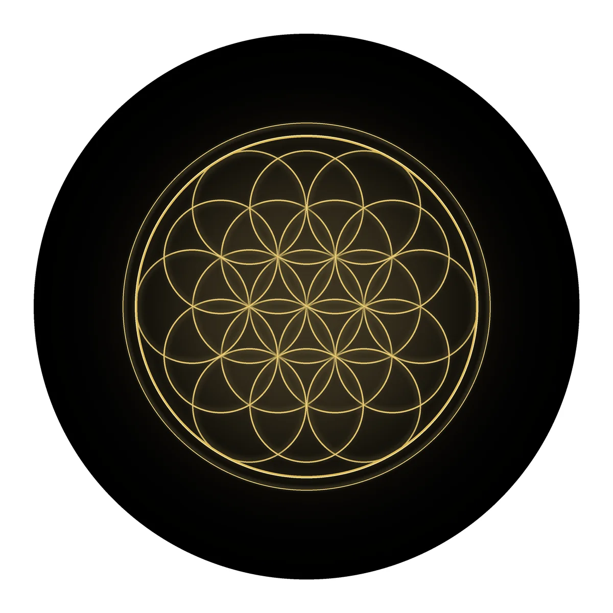 Vorathic Flower Of Life sticker art