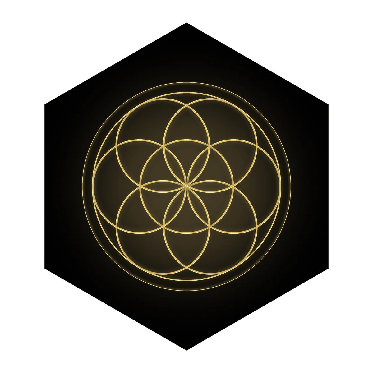 Vorathic Seed Of Life sticker art
