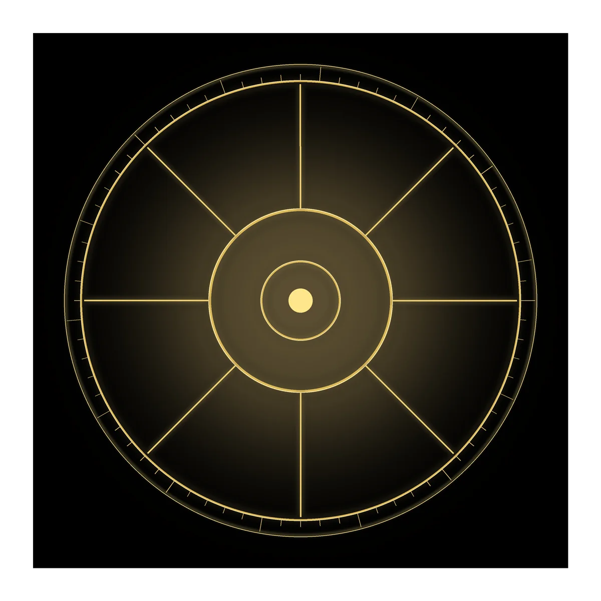 Vorathic Sigil Sun sticker art