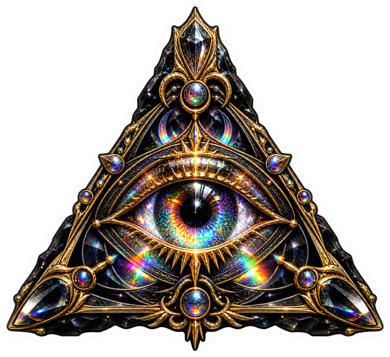 Aurora Vigil Reliquary die-cut sticker
