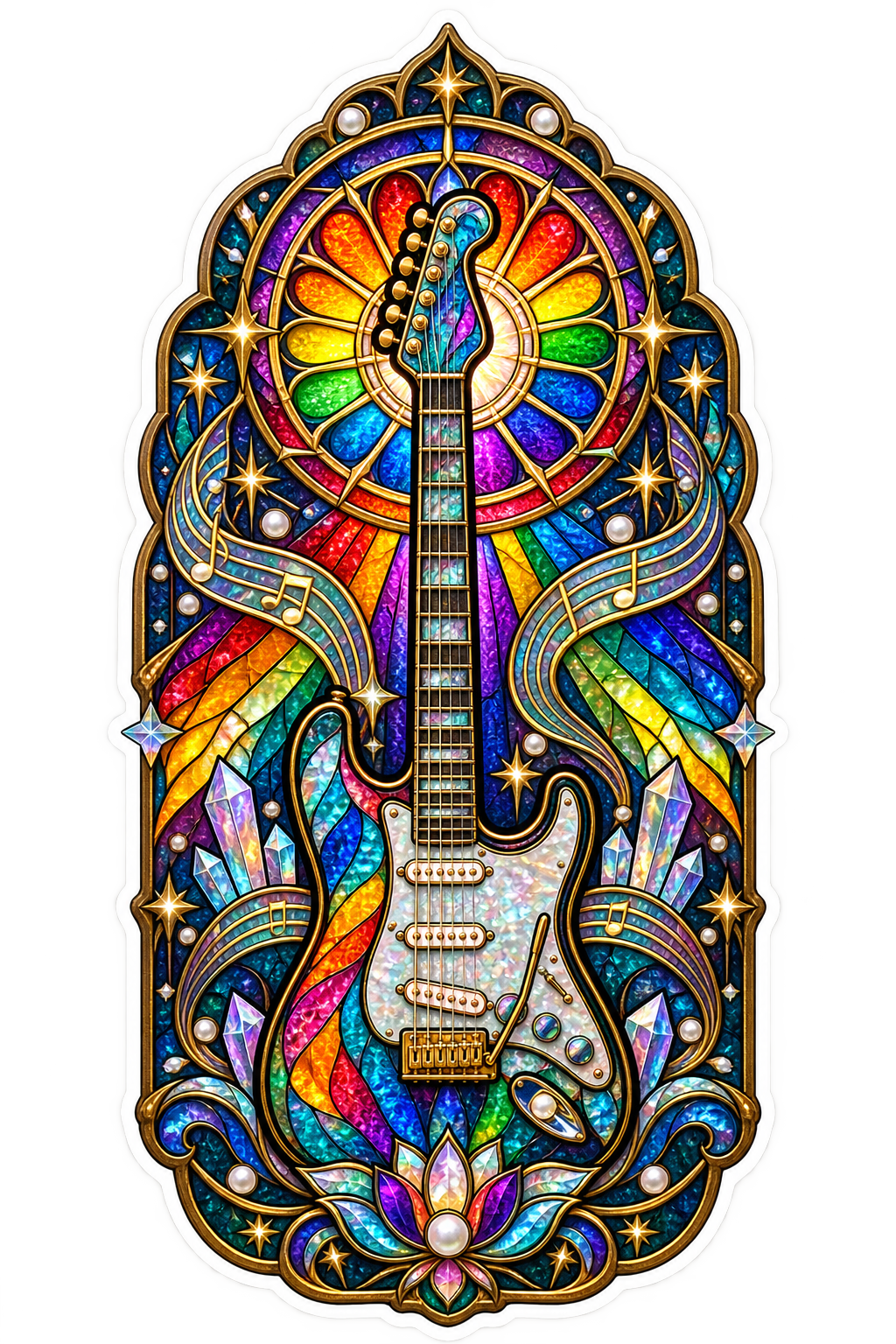 Cathedral of Amplified Pride die-cut sticker