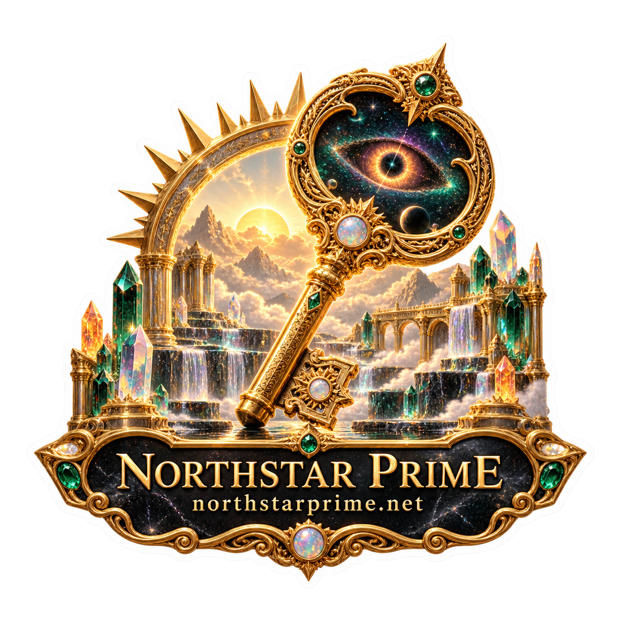 Portal Key sticker artwork