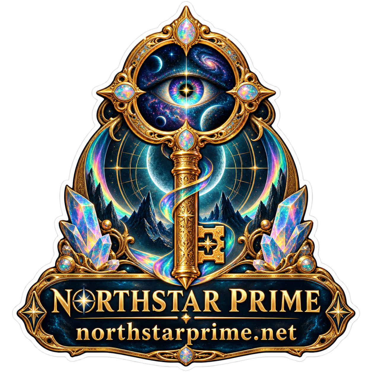 Portal Key sticker artwork