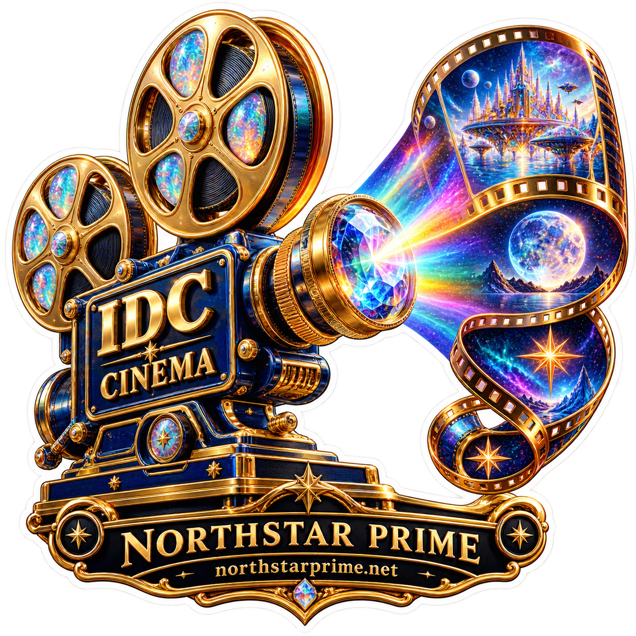 NSP IDC Cinema sticker artwork