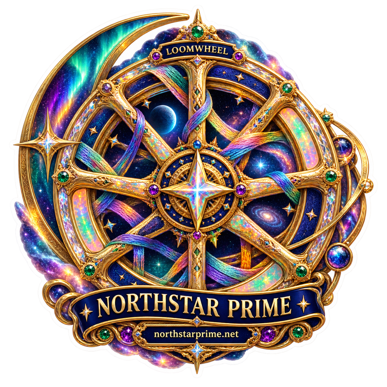 NorthStar Loomwheel sticker artwork
