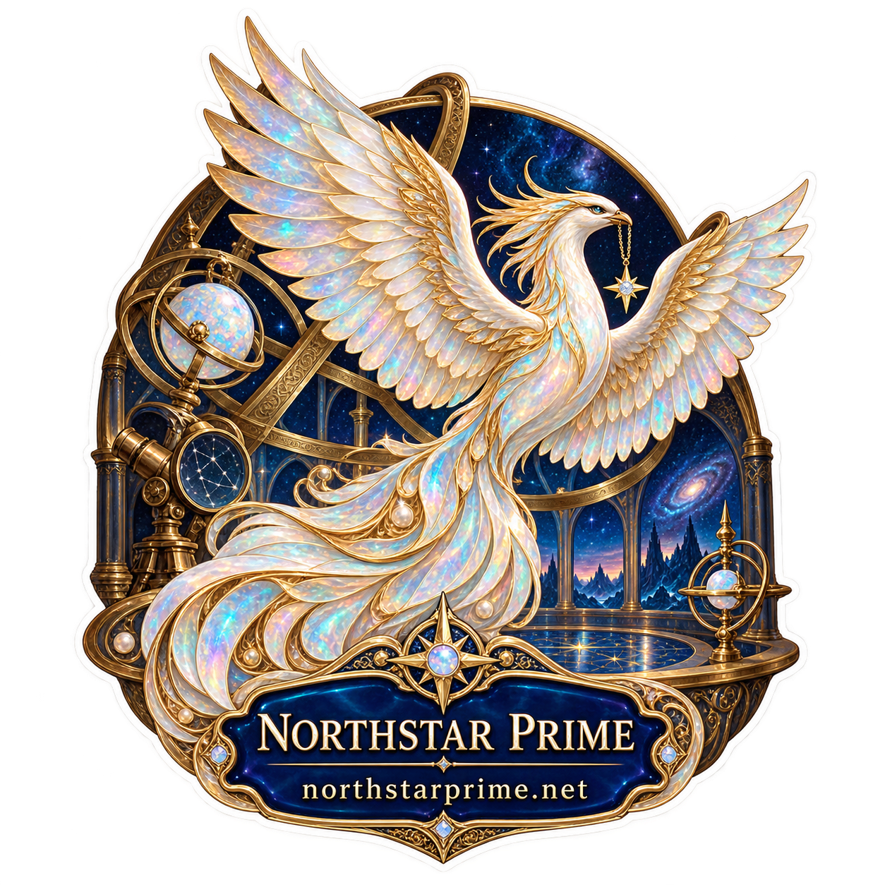 Northstar Phoenix sticker artwork